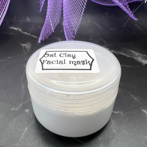 Kaolin Oat Clay Facial Mask makes 4 - Picture 2 of 4
